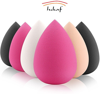 lukaf Beauty Blender Makeup Sponge Puff Set Of 6