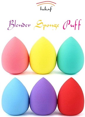 Hudabird Makeup Sponge Beauty Blender Puff / Sponge Puff Makeup Set Of 6