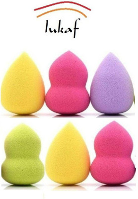 lukaf Make up Sponge Beauty Blender Puff / Sponge Puff Make up Set of 6