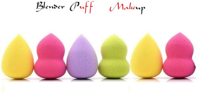 lukaf Beauty Blender Makeup Sponge Puff Set of 6