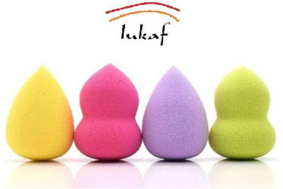 lukaf Beauty Blender Makeup Sponge Puff Set of 4