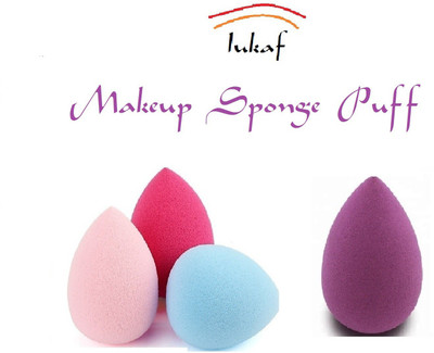 lukaf Beauty Blender Makeup Sponge Puff Set Of 4