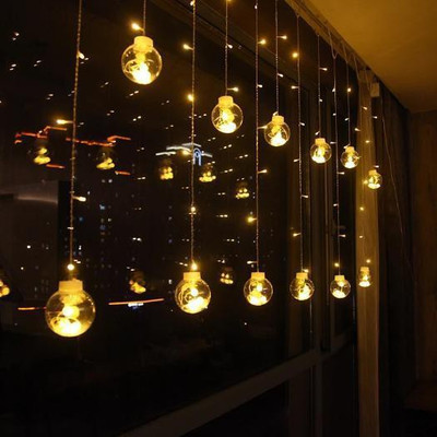 quality21 12 LEDs 4.95 m Gold Flickering, Steady Ball Rice Lights(Pack of 1)