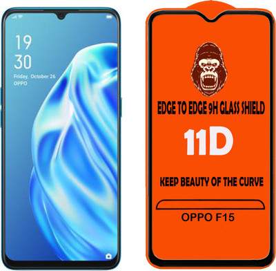 Digilett Tempered Glass Guard for OPPO F15(Pack of 1)