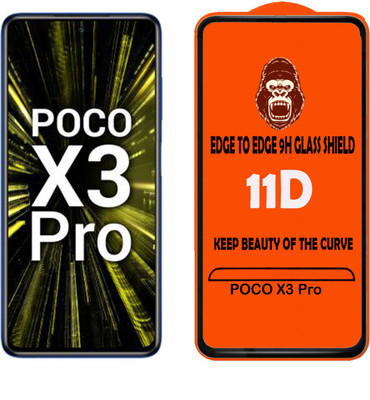 Digilett Tempered Glass Guard for POCO X3 Pro(Pack of 1)