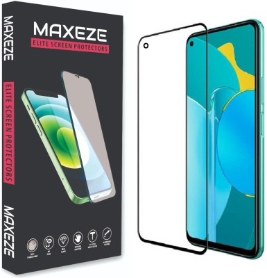 MAXEZE Edge To Edge Tempered Glass for Realme X7 Max(Pack of 1)