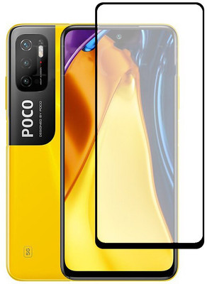 ASMANTIC Edge To Edge Tempered Glass for Poco M3 PRO, Poco M3 PRO 5G(Pack of 1)