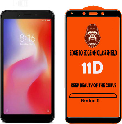 Digilett Tempered Glass Guard for Mi Redmi 6(Pack of 1)