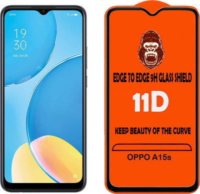 Digilett Tempered Glass Guard for OPPO A15s(Pack of 1)