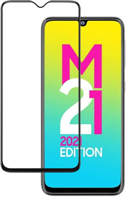 TESPARK Edge To Edge Tempered Glass for SAMSUNG GALAXY M21 2021 EDITION(Pack of 1)