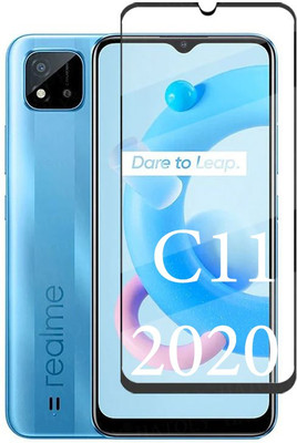 LILLIPUT Edge To Edge Tempered Glass for Realme C11(Pack of 1)