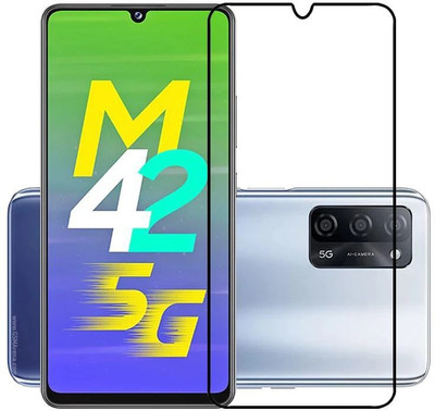 ASMANTIC Edge To Edge Tempered Glass for Samsung Galaxy M42 5G(Pack of 1)