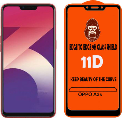 HQ Protection Tempered Glass Guard for Oppo A3s(Pack of 1)