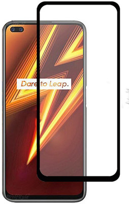 ASMANTIC Edge To Edge Tempered Glass for Realme 6i(Pack of 1)