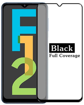 ASMANTIC Edge To Edge Tempered Glass for Samsung Galaxy F12(Pack of 1)