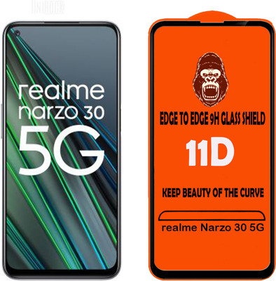 Digilett Tempered Glass Guard for realme Narzo 30 5G(Pack of 1)