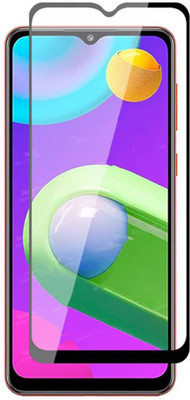 ASMANTIC Edge To Edge Tempered Glass for Samsung Galaxy M02(Pack of 1)