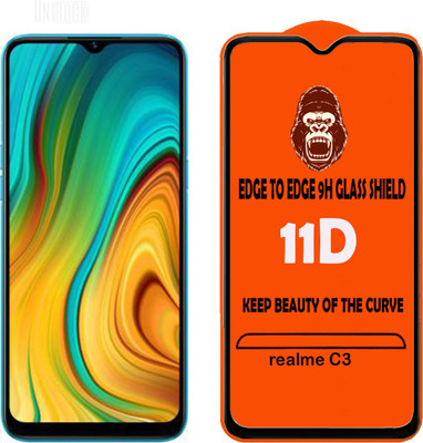 Digilett Tempered Glass Guard for realme C3(Pack of 1)
