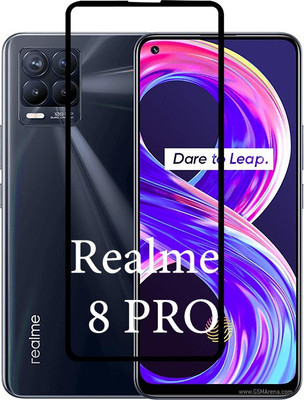LILLIPUT Edge To Edge Tempered Glass for Realme 8 PRO(Pack of 1)