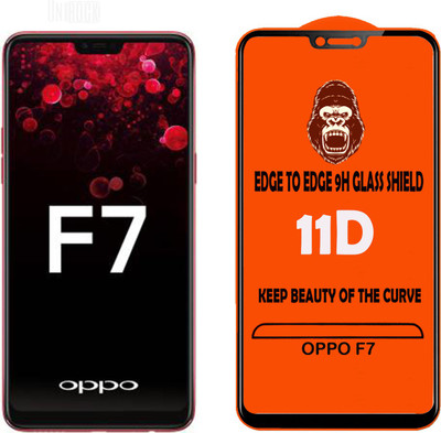 Digilett Tempered Glass Guard for OPPO F7(Pack of 1)