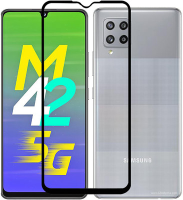 ASMANTIC Edge To Edge Tempered Glass for Samsung Galaxy M42 5G(Pack of 1)