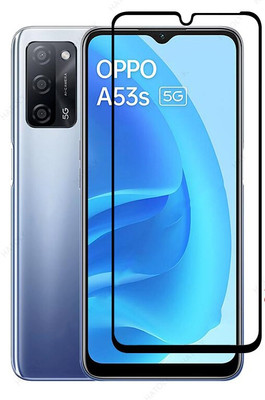 ASMANTIC Edge To Edge Tempered Glass for Oppo A53s 5G(Pack of 1)