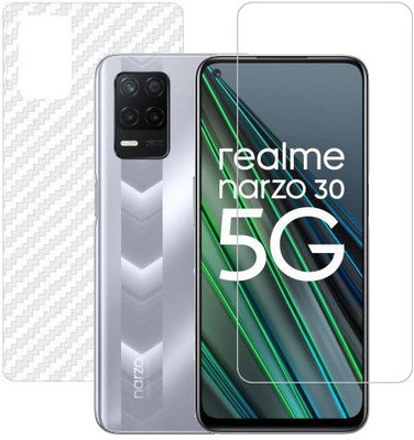 HOBBYTRONICS Front and Back Screen Guard for Realme Narzo 30 (5G)(Pack of 1)