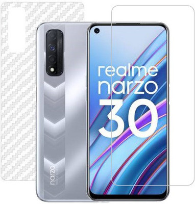HOBBYTRONICS Front and Back Screen Guard for Realme Narzo 30 (4G)(Pack of 1)