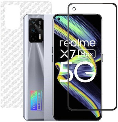 HOBBYTRONICS Front and Back Screen Guard for Realme X7 Max(Pack of 1)
