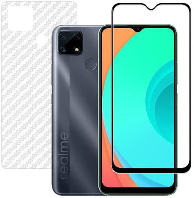 HOBBYTRONICS Front and Back Screen Guard for Realme C25S(Pack of 1)