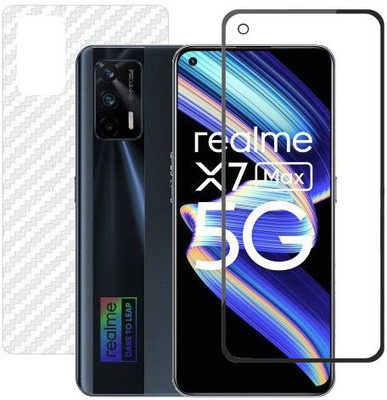 HOBBYTRONICS Front and Back Screen Guard for Realme X7 Max(Pack of 1)