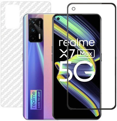 HOBBYTRONICS Front and Back Screen Guard for Realme X7 Max(Pack of 1)