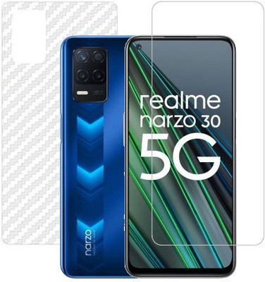HOBBYTRONICS Front and Back Screen Guard for Realme Narzo 30 (5G)(Pack of 1)