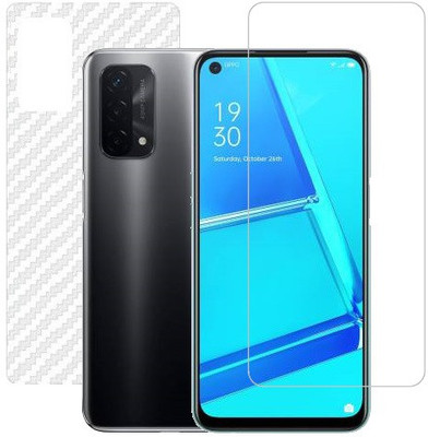 HOBBYTRONICS Front and Back Screen Guard for Oppo A74 5G, Oppo A74(Pack of 2)