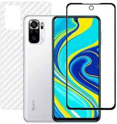 HOBBYTRONICS Front and Back Screen Guard for Redmi Note 10S(Pack of 1)