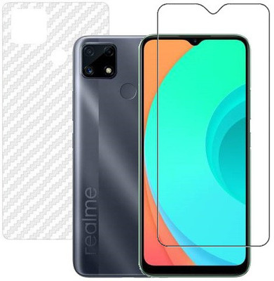 HOBBYTRONICS Front and Back Screen Guard for Realme C25S(Pack of 1)