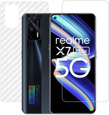 HOBBYTRONICS Front and Back Screen Guard for Realme X7 Max(Pack of 1)