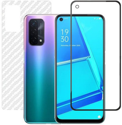 HOBBYTRONICS Front and Back Screen Guard for Oppo A74 5G, Oppo A74(Pack of 2)