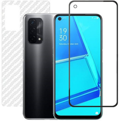 HOBBYTRONICS Front and Back Screen Guard for Oppo A74 5G, Oppo A74(Pack of 1)
