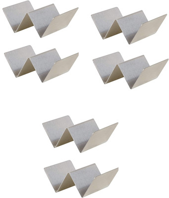 Dynore Dynore Stainless Steel Taco Holder 1/2- Set Of 6 Taco Holder Serving Set(Pack of 6)
