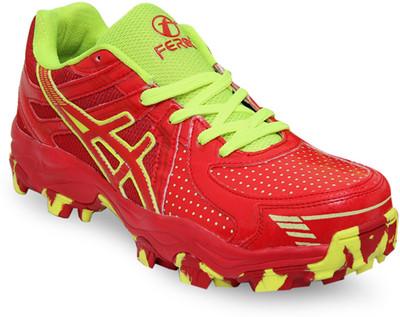 FEROC SWING rubber studs Cricket Shoes For Men(Red)