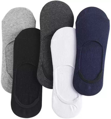 RRHR SALES Unisex Solid Low Cut(Pack of 5)