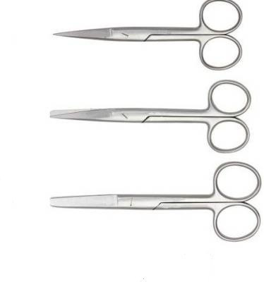 ARINEO Straight Operating Scissors SET OF 3 Straight Operating Scissors(Sharp/Sharp Blades)