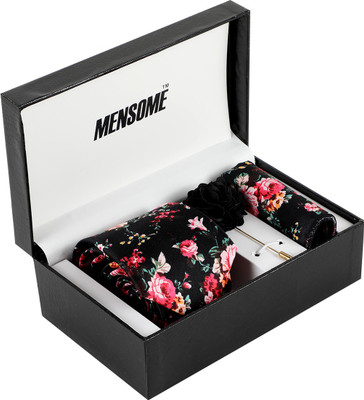 MENSOME Brass Tie & Cufflink(Black)
