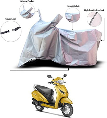 AUTOCAD Waterproof Two Wheeler Cover for Honda(Activa 6G, Silver)