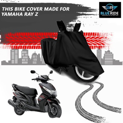 BLORIDE Two Wheeler Cover for Yamaha(Ray Z, Black)