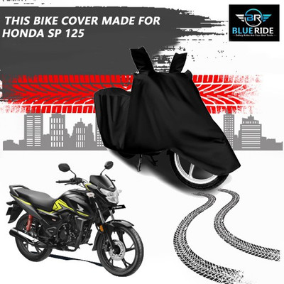 BLOERIDE Two Wheeler Cover for Honda(SP125, Black)