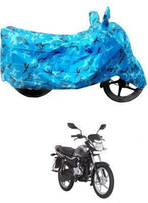 Exciting collections Waterproof Two Wheeler Cover for Bajaj(Platina, Blue)