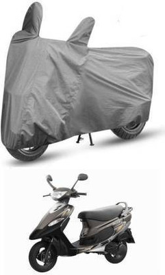 Exciting collections Waterproof Two Wheeler Cover for TVS(Scooty Pep+, Grey)