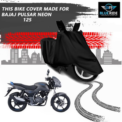BLOERIDE Two Wheeler Cover for Bajaj(Pulsar 125 Neon, Black)